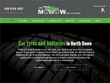 Tablet Screenshot of jimmorrowtyres-andbatteries.co.uk